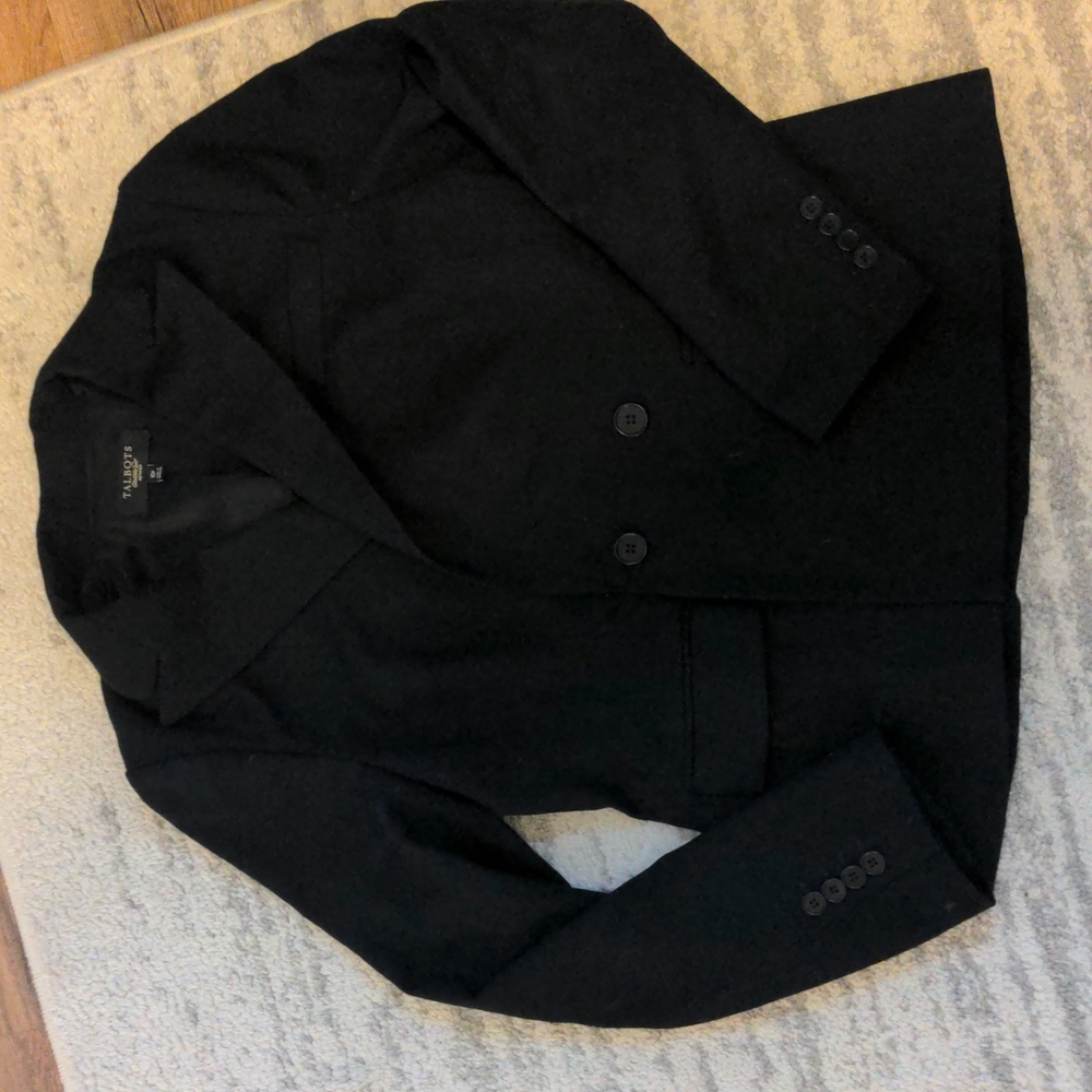 Talbot's suit jacket black 10p
